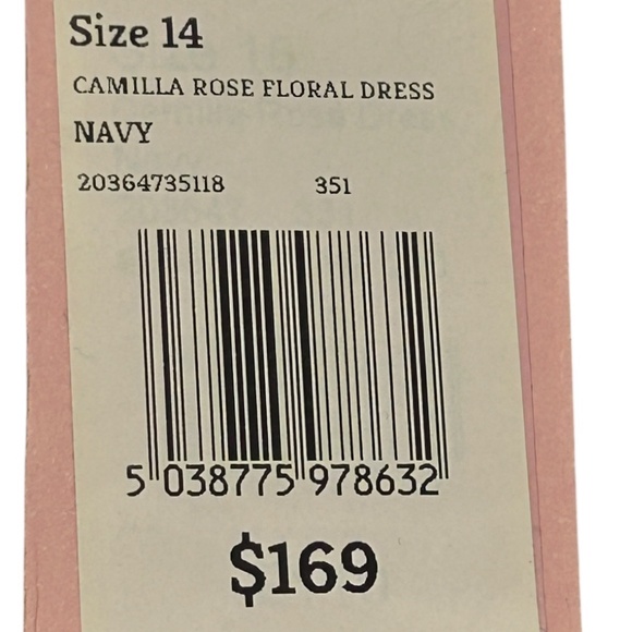 Phase Eight Camilla Rose Floral Knee length dress Women's Size 14 New with tag - Picture 3 of 5